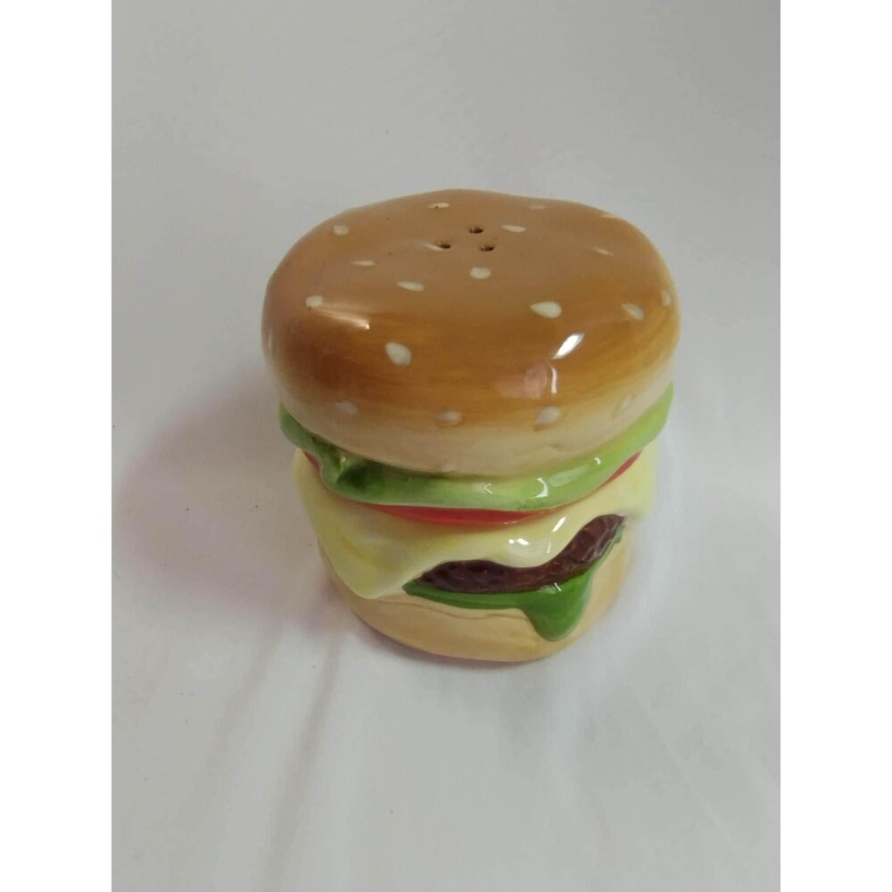 43 Pier 1 Hamburger Stackable Salt and Pepper Shakers
